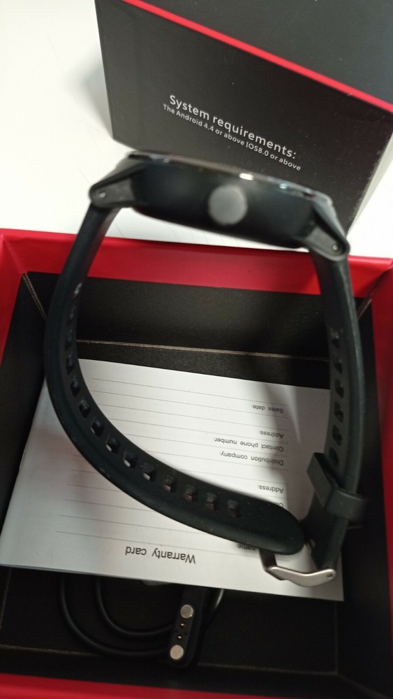 smart watch with cardio control functions - open box -