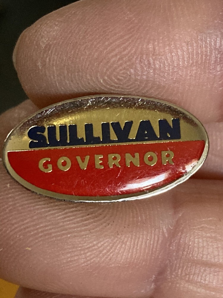 Sullivan Governor Lapel Pin EUC K534