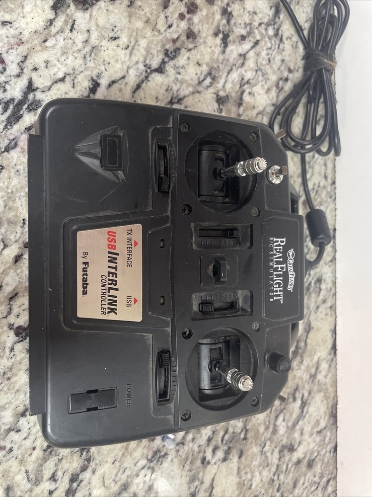 Futaba Great Planes RC Real Flight Simulator InterLink Elite Controller USB WORK