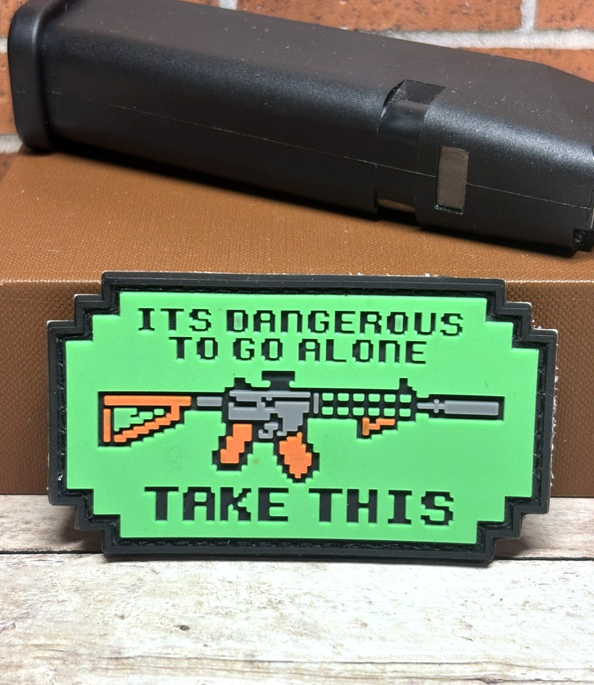 Assault Rifle PVC Patch - Tactical Morale Gun Patch - AR15 AK47 Patch