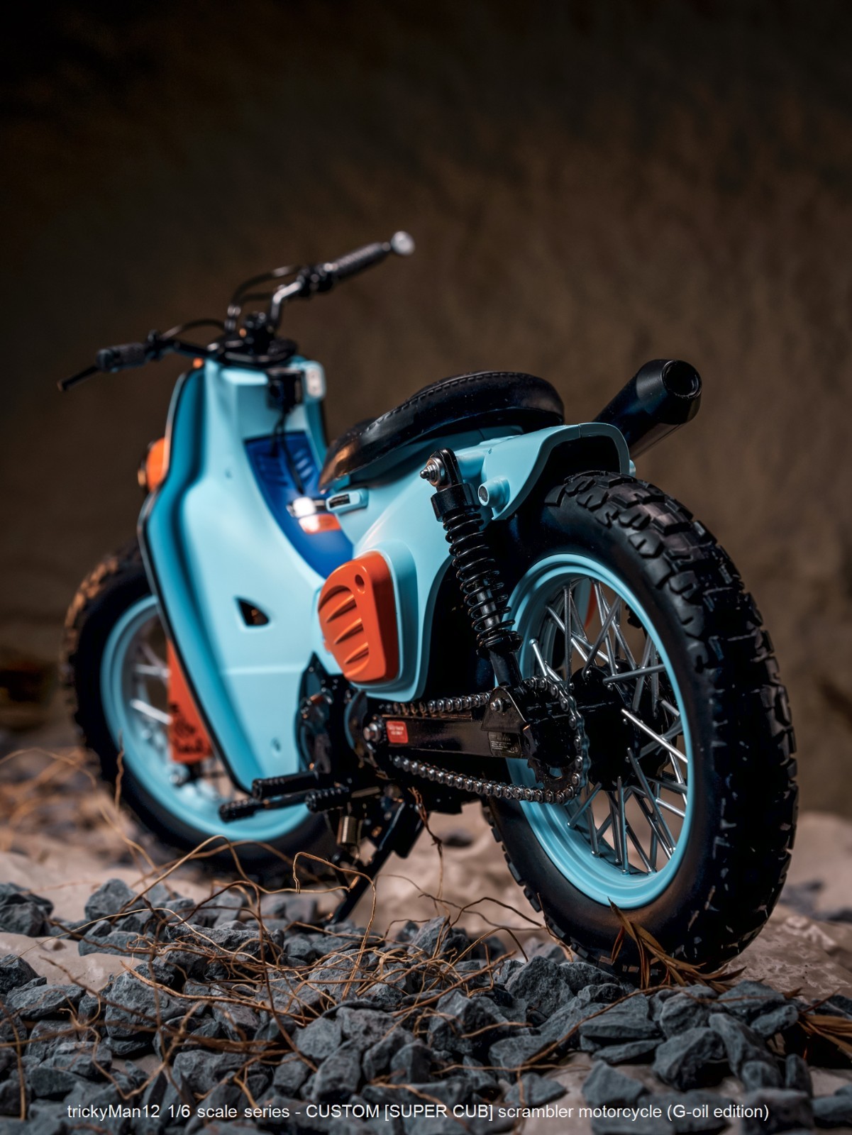 trickyMan12 1/6 [SUPER CUB] scrambler motorcycle CULF2