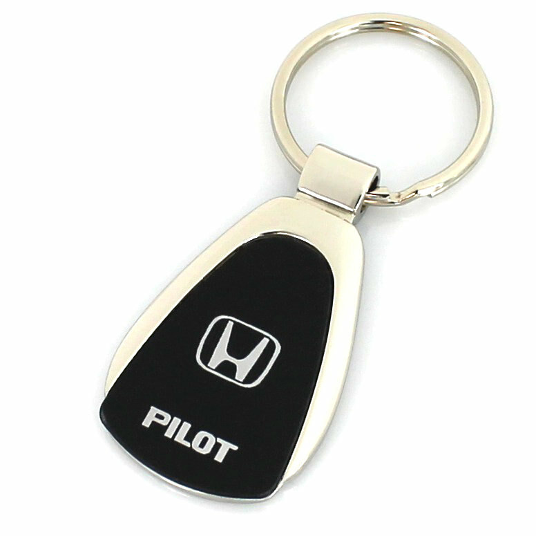 Honda Pilot Tear Drop Key Ring (Black)