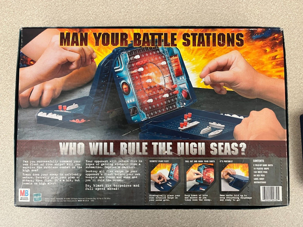 Milton Bradley Battleship Game Used
