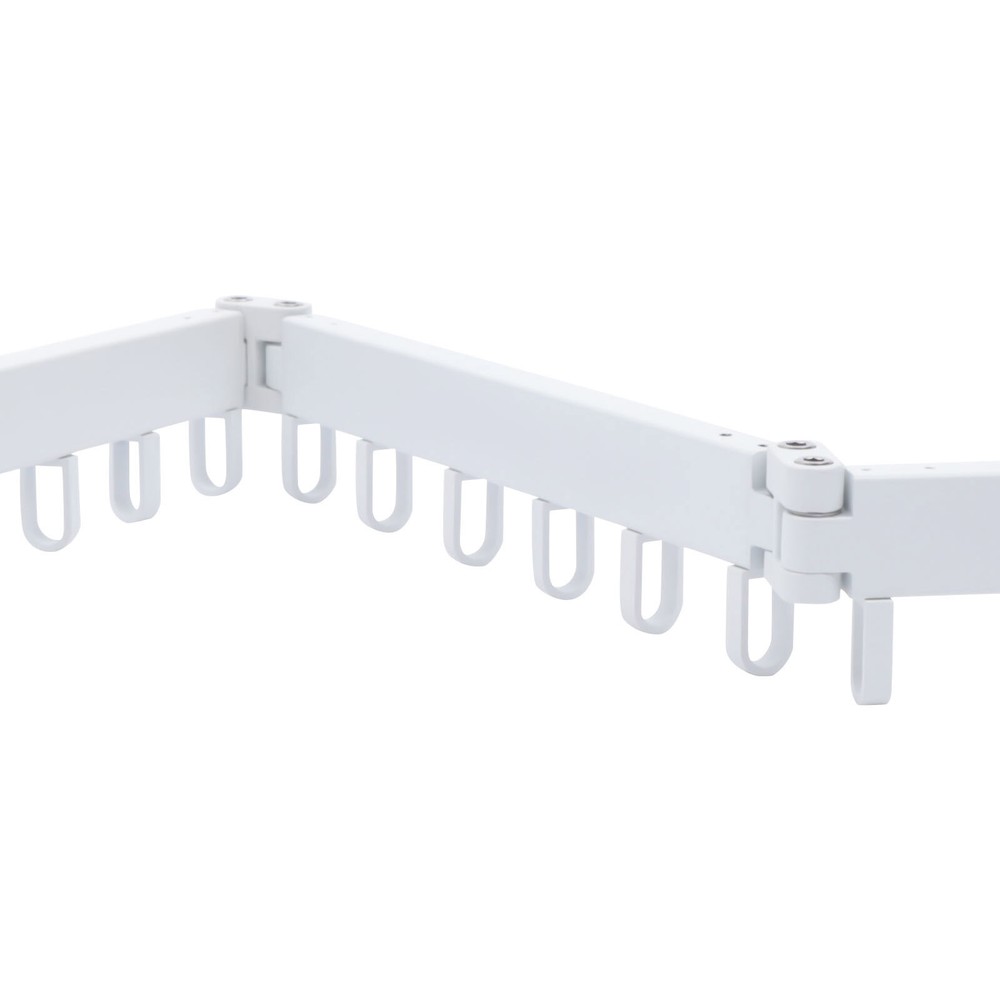 Wall Mounted Laundry Clothes Storage Drying Rack Retractable Tri-Folding Hanger