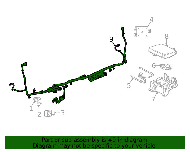 Genuine GM F Harness 42878276