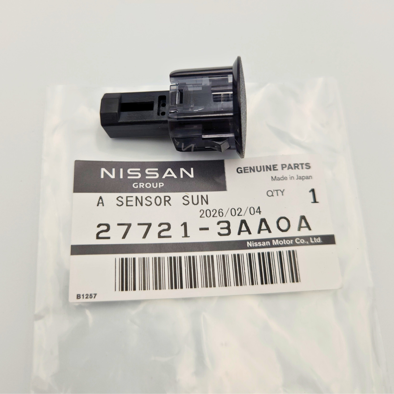 NEW GENUINE OEM NISSAN 27721-3AA0A SUN LOAD LIGHT SENSOR HIGHLY MARELLI JAPAN