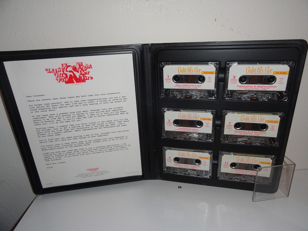"LIGHT HIS FIRE" CASSETTE PROGRAM FOR WOMEN FROM ELLEN KREIDMAN