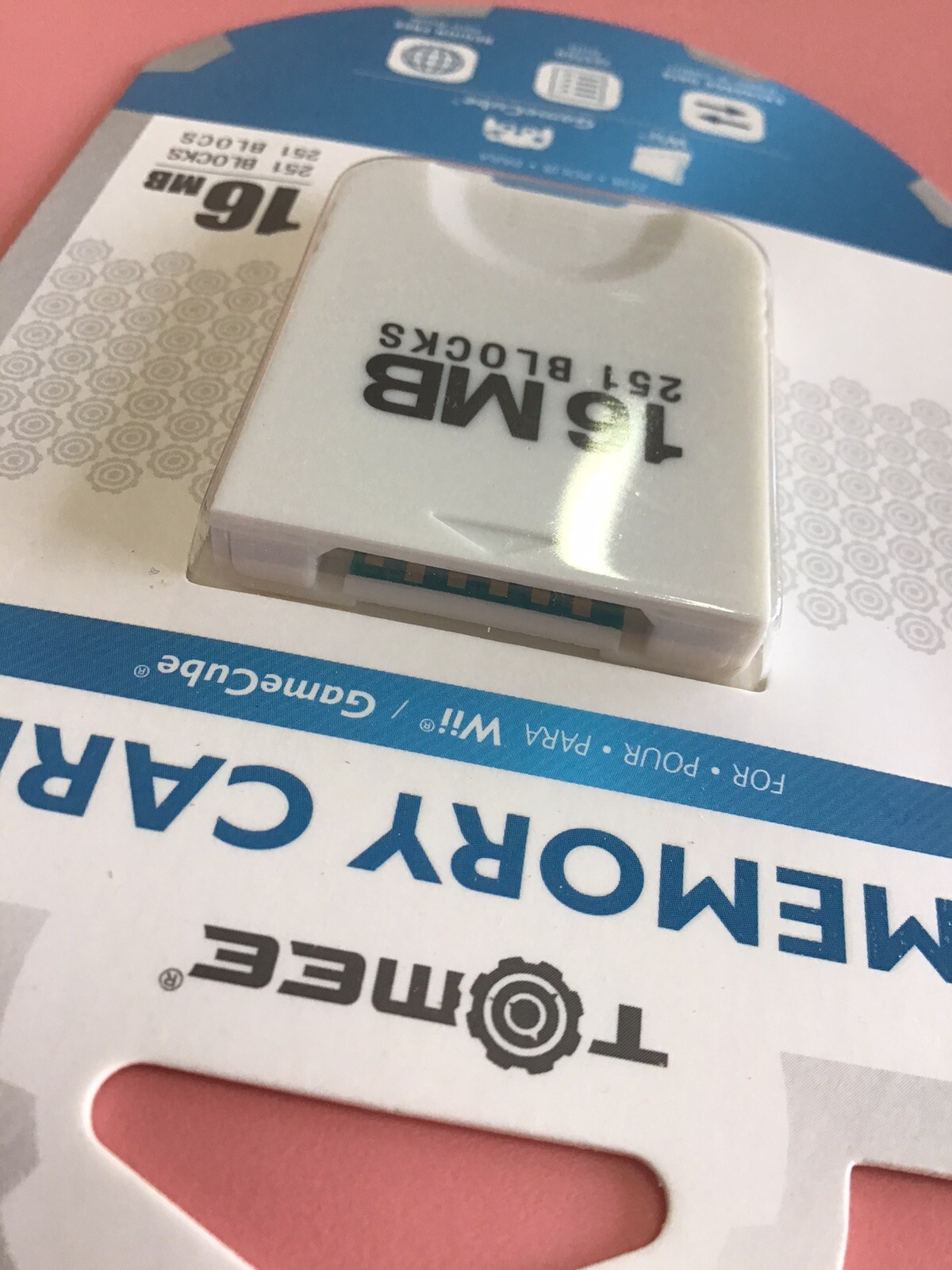 GameCube Memory Card 16 MB Tomee Wii Compatible NEW Factory Sealed - fast ship!