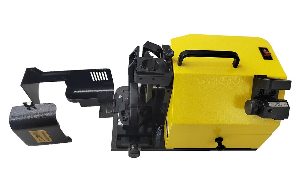 4mm-14mm End Mill Sharpener Drill Bit Grinding Machine Angle Adjustable 6 Clamps