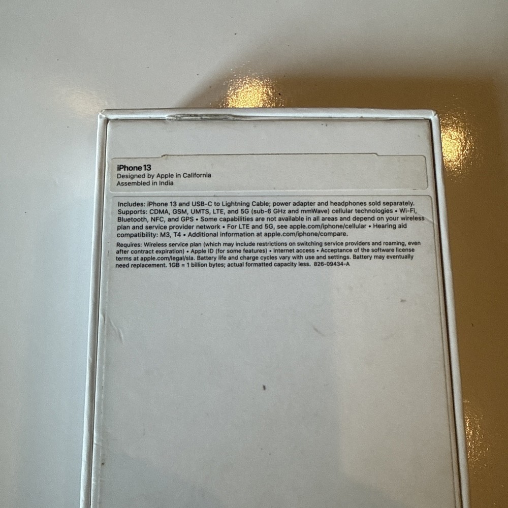 Apple iPhone 13 Midnight 256gb *Empty Box Only*