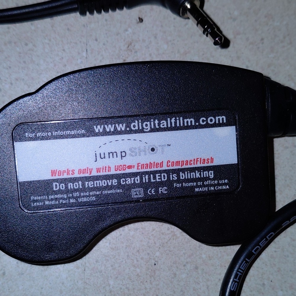 Lexar Media USB CompactFlash Card Reader JumpShot USB005 for CompactFlash Cards