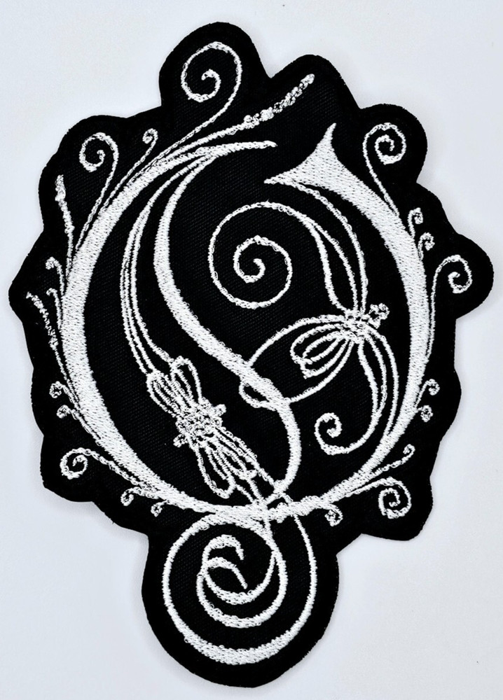 OPETH O LOGO (shaped border) EMBROIDERED PATCH