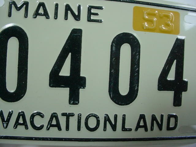 1953 Bicycle License Plates