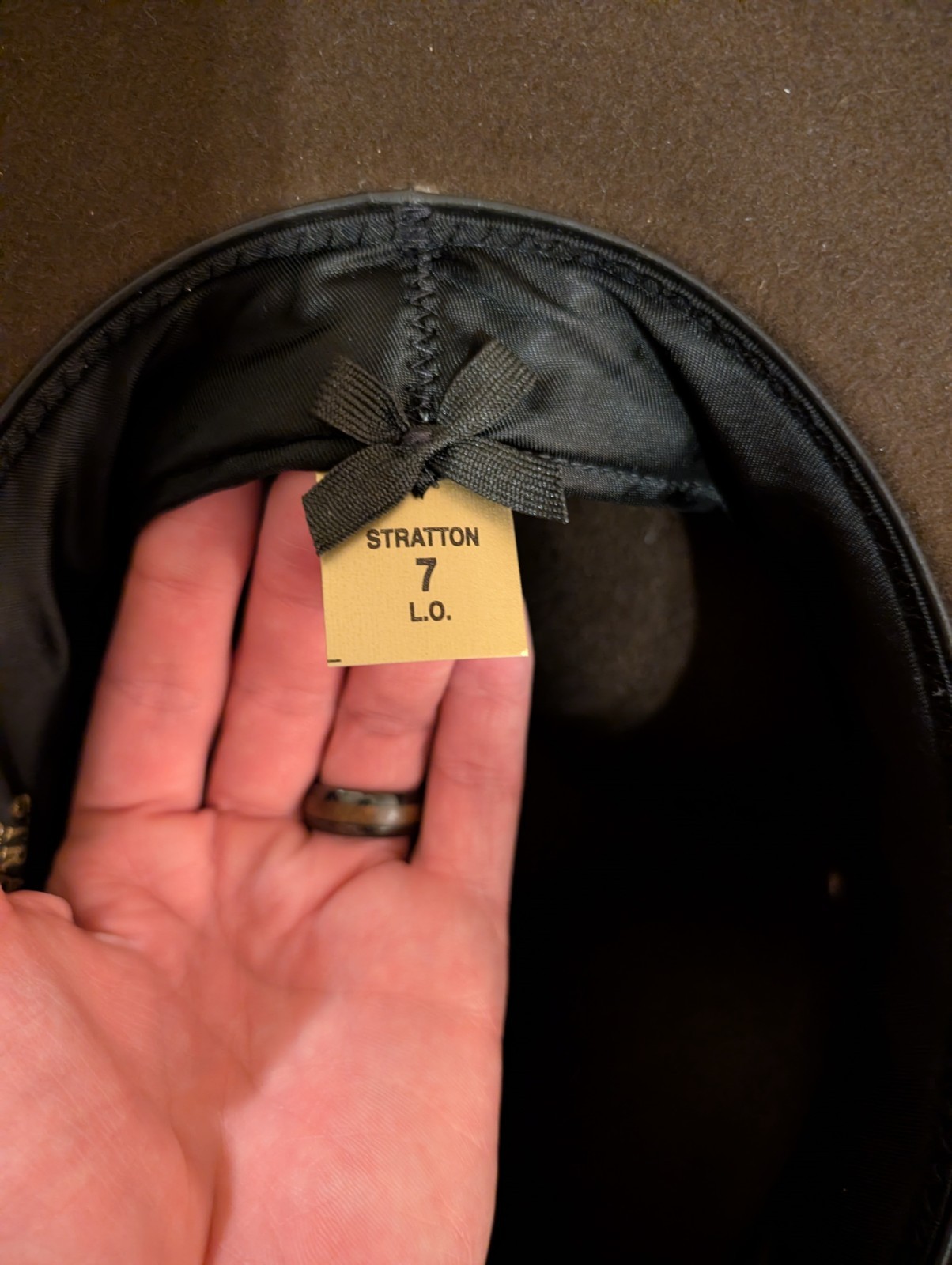 Stratton Brown Self-Forming Campaign Hat Size 7 Sheriff Uniform USA