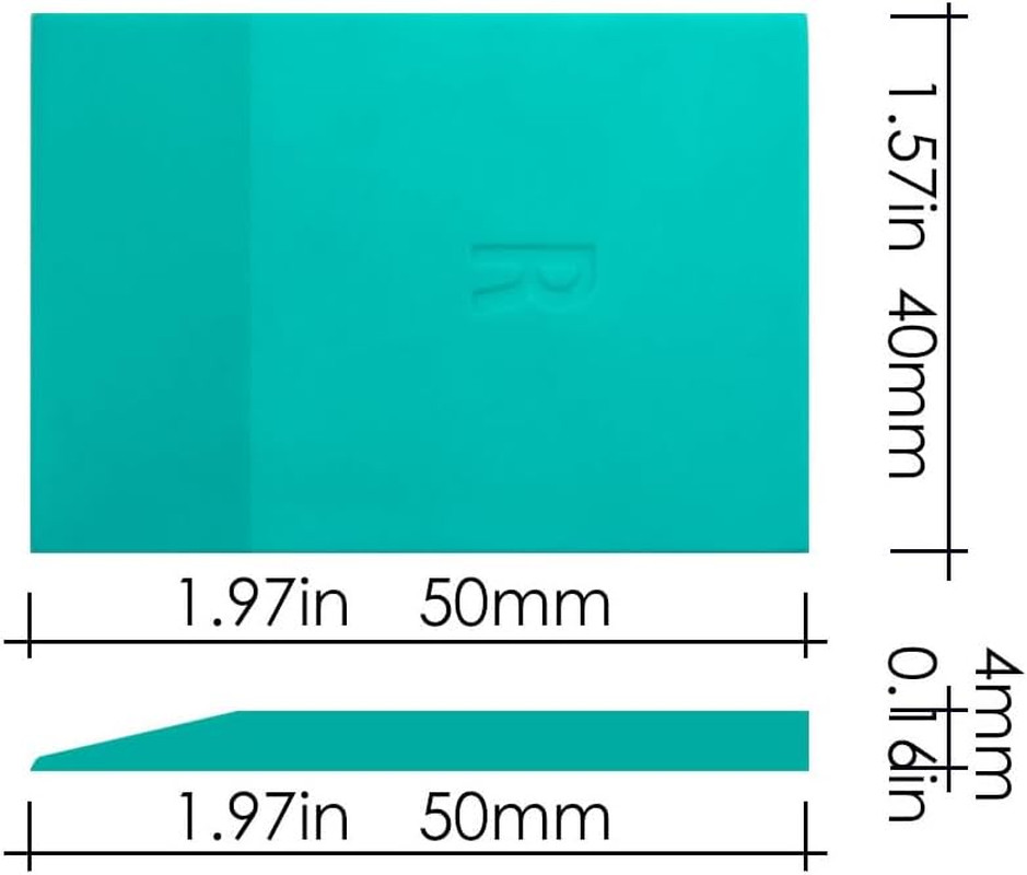 Chalk Paste Mini Squeegee 3Pack,Optimized for Use with Mesh Backed Stencils and