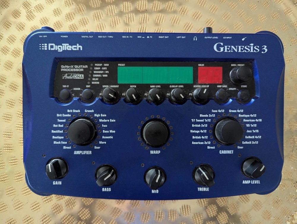 Digitech Genesis 3 GeNetX Guitar Processor