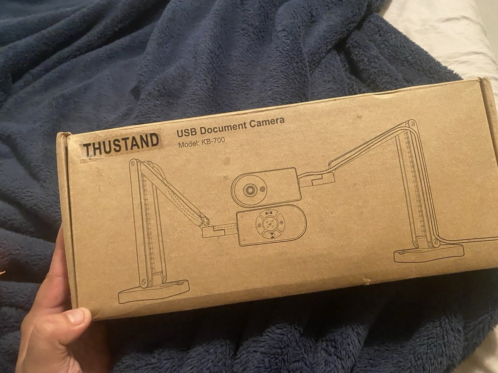 THUSTAR 8MP Document Camera & Webcam 4K with Dual Microphones, USB Visualiser A3