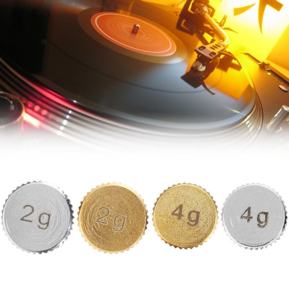 2g / 4 / Silver Shell Weight Headshell Turntable  Parts