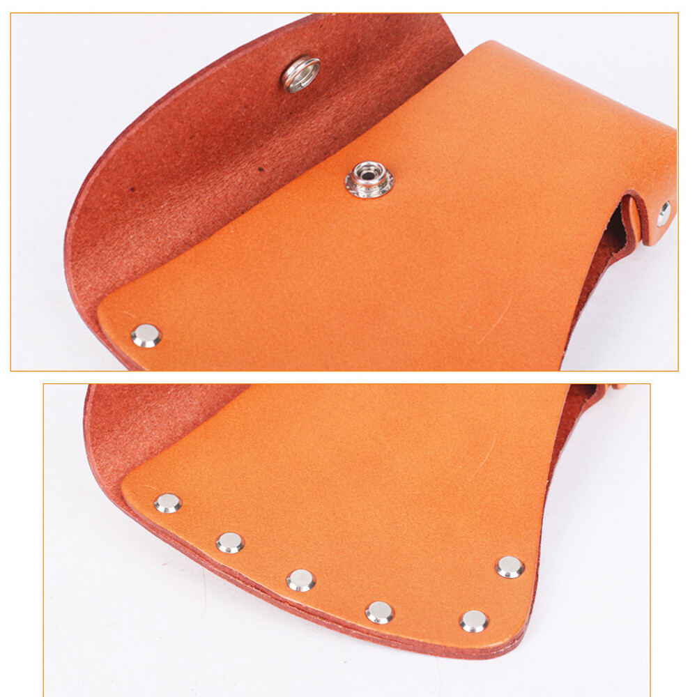 PU Leather Axe Blade Cover Sheath Head Holster Hatchet Protector Protetive Case