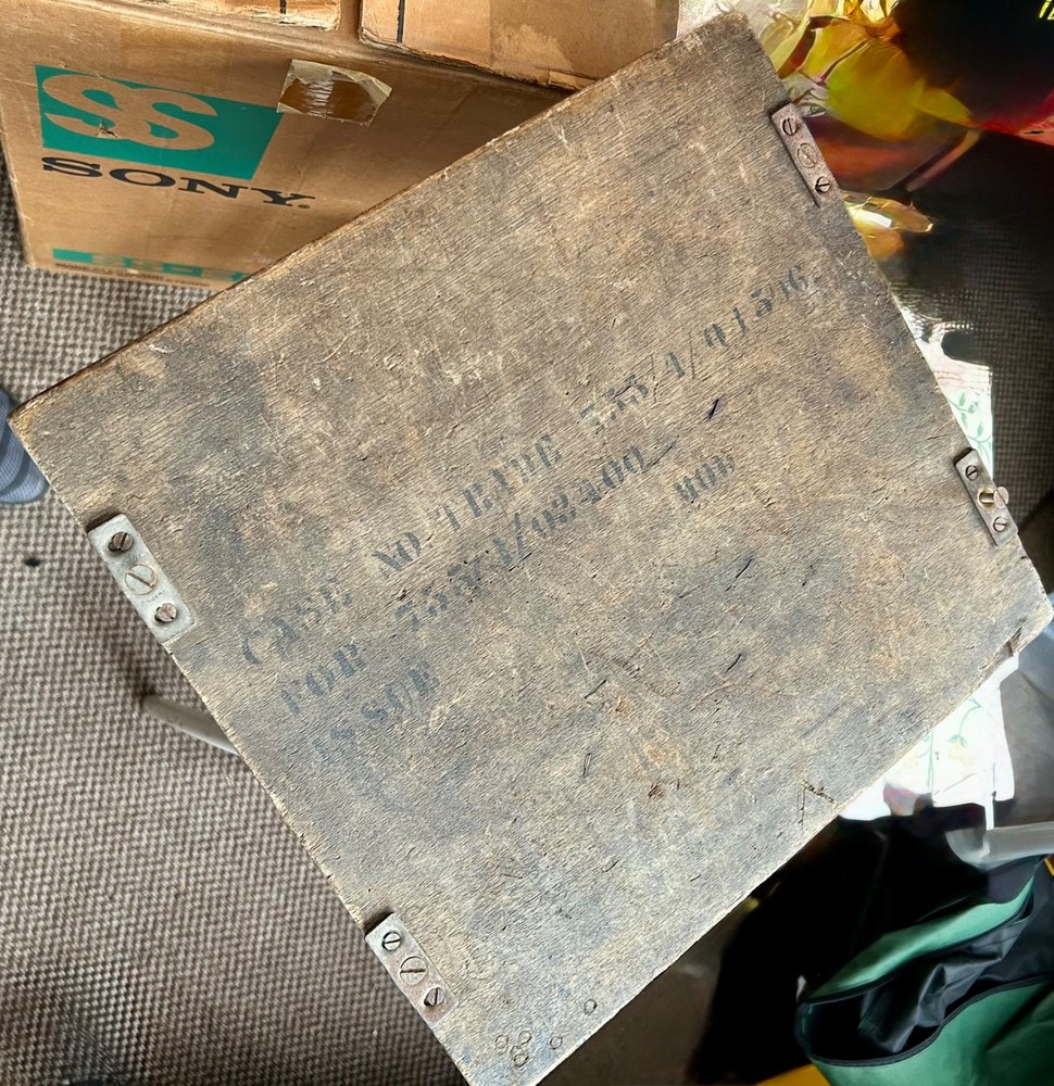 Wooden tool box