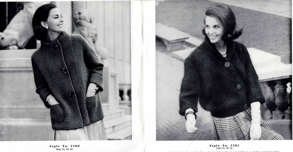 Knitting Pattern Fleisher Sweater Book Cardigans Pullovers Jackets 1961 Vintage