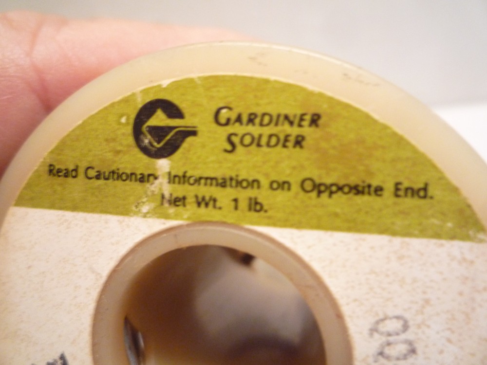 Gardiner 50% SN Solid Wire Solder 16 OZ, Solid 0.125