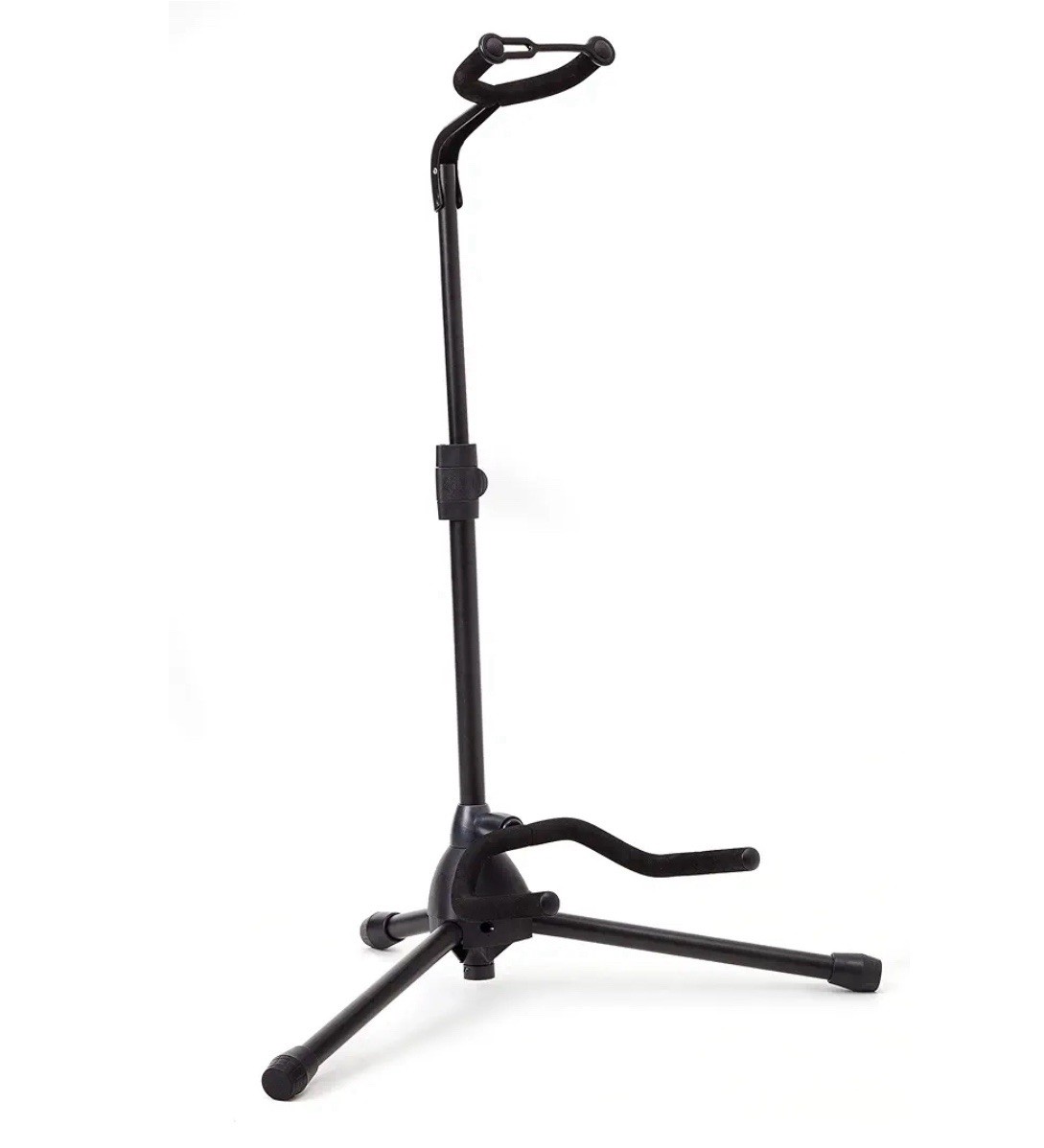 Hola! Music Guitar Stand - Height Adjustable, Collapsible w/Padded Neck & Yoke