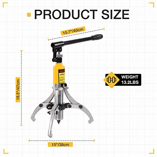 Hydraulic Gear Puller Hydraulic Puller Kit Bearing Puller with Case 2 or 5 Ton