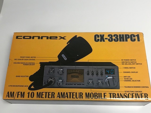 Connex CX33HPC1 Compact 10 Meter Radio with Echo