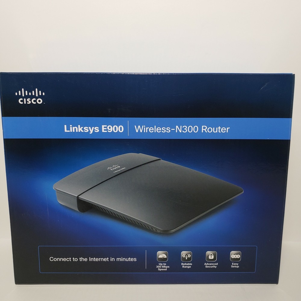 Cisco Linksys E900 Wireless-N300 Router (Windows Mac)