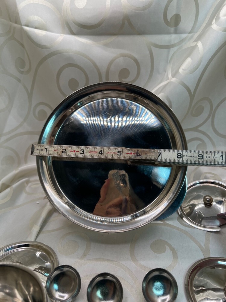 Stainless steel condiment pickle server