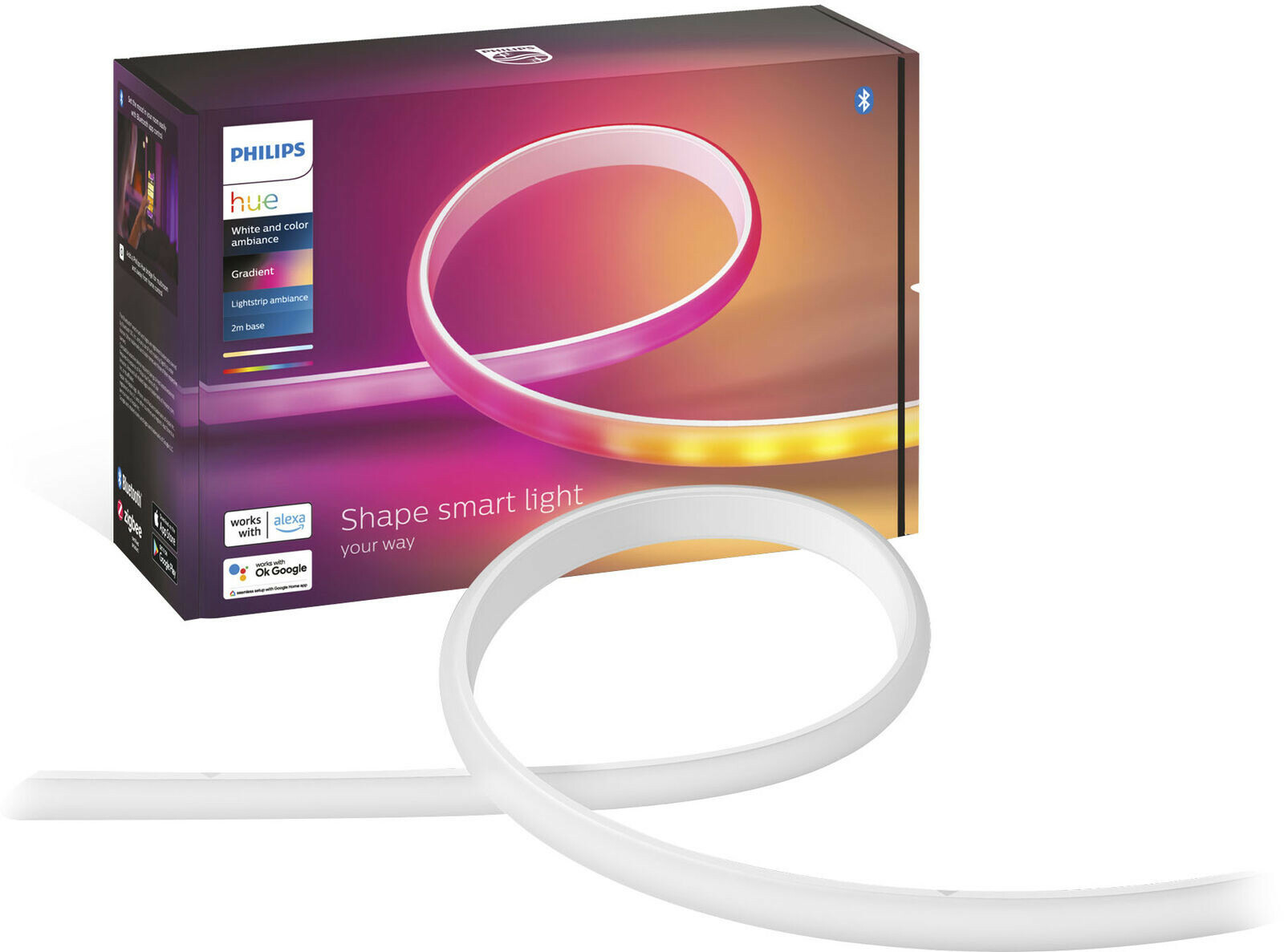 Philips - Hue Gradient Color Ambiance Gradient Smart Lightstrip CONTROL BOX ONLY