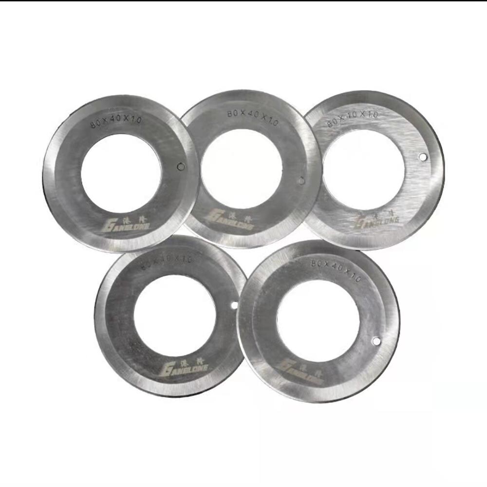 5PCS Slitting machine round blade cutting machine round knife double-sided