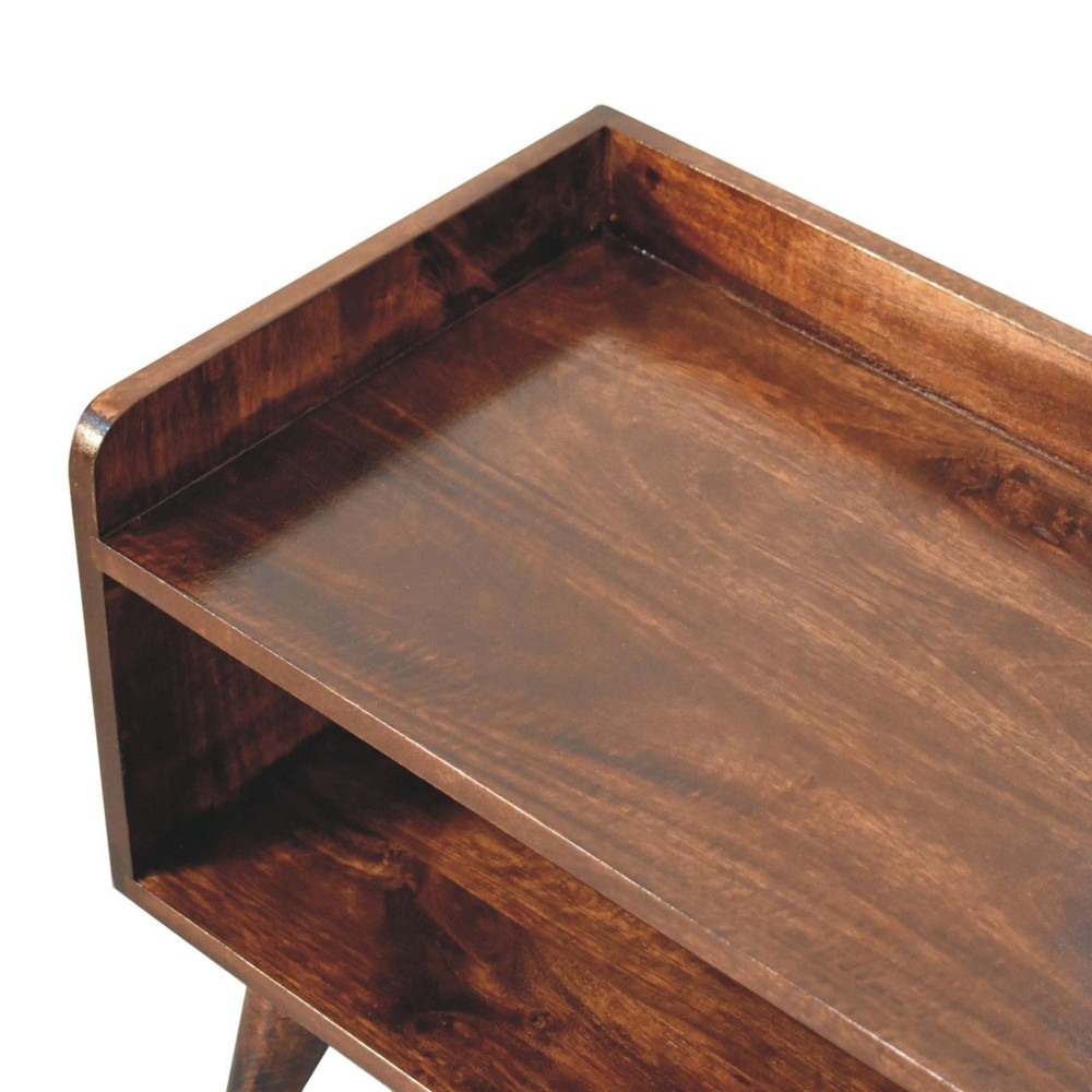 California Walnut Storage Bench