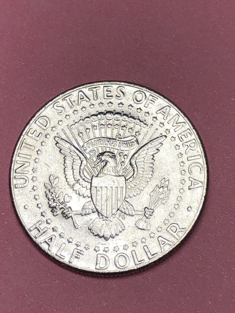 2000 D Kennedy Error Half Dollar, Strike Through Error, Eagle Wing Die Error