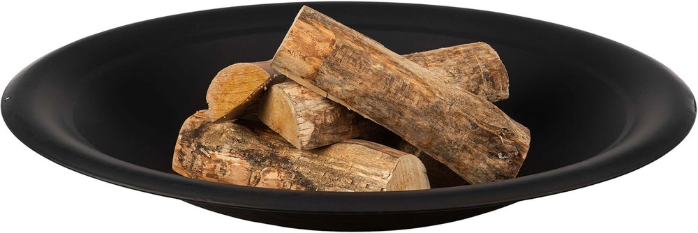 Fire Bowl - 30In Firepit Insert for DIY Fire Ring or Replacement - High Temp Fin