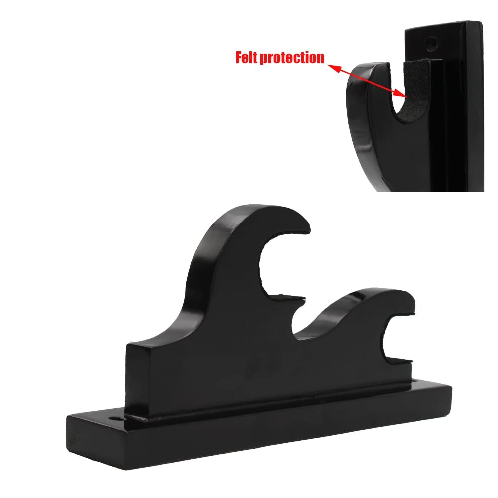 Sword Wall Mount,1-Pair Upscale Hook Sword Stand,Sword Hook,Solid Wood Two-La...