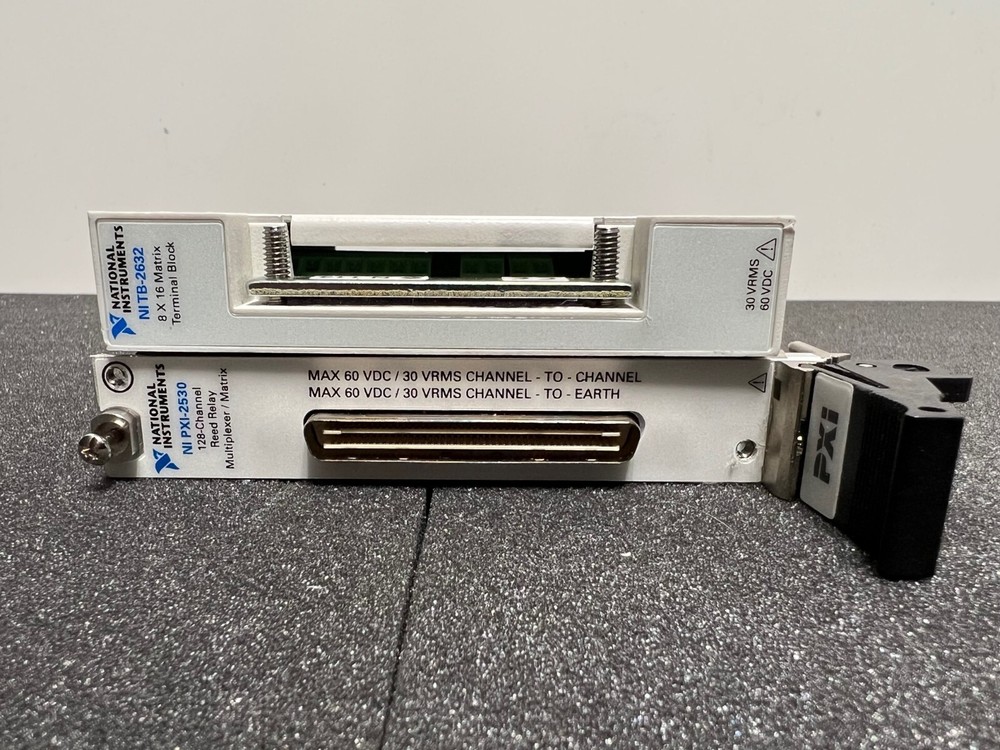 National Instruments PXI-2530 &TB-2632 HD Multiplexer / Matrix Switch Module