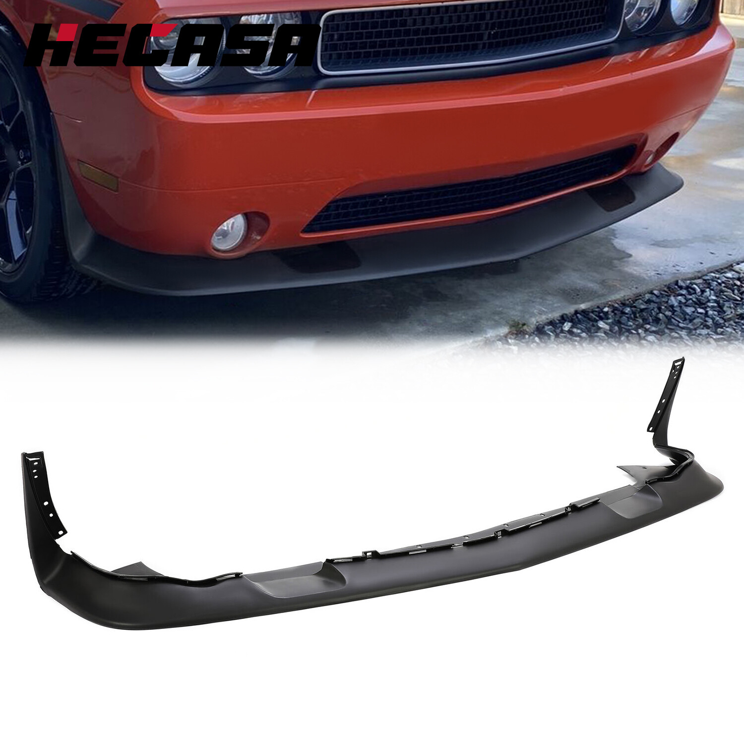 Front Bumper Lip Air Deflector Valance For Dodge Challenger R/T SRT SRT8 08-14