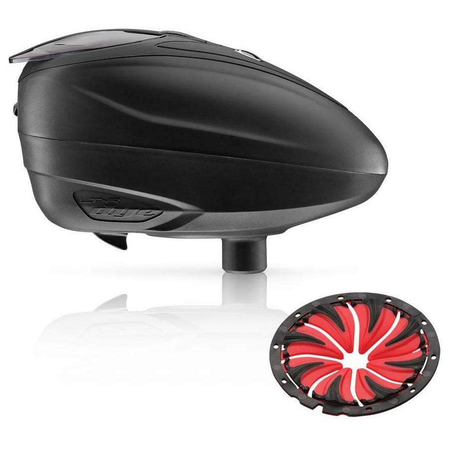 Dye LT-R Loader & Quick Feed Combo - LT-R Black W/ Red Quick Feed