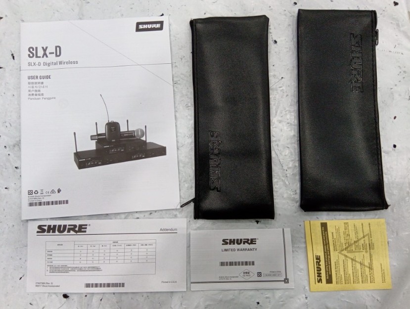 Used SLXD24D/SM58 Dual Handheld Wireless Microphone System