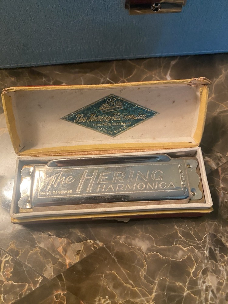 Hering Harmonica In Original Box Made In Brazil
