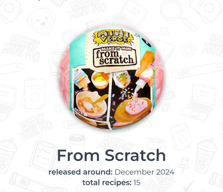 NEW Unopened MGA Miniverse Make It From Scratch Series 1 **YOU PICK**