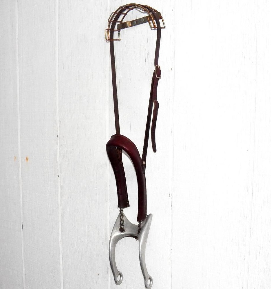 Vintage Quick Bits Quickstop Fast Stop QQS Training Bosal Hackamore