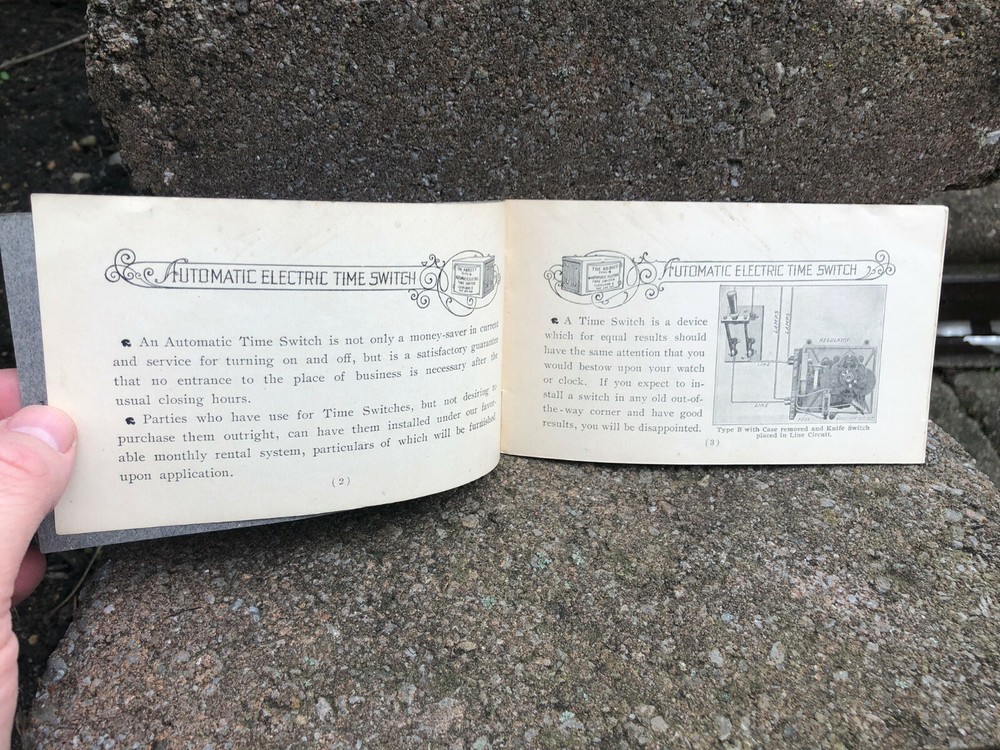 1903 Automatic Electric Time Switches Brochure