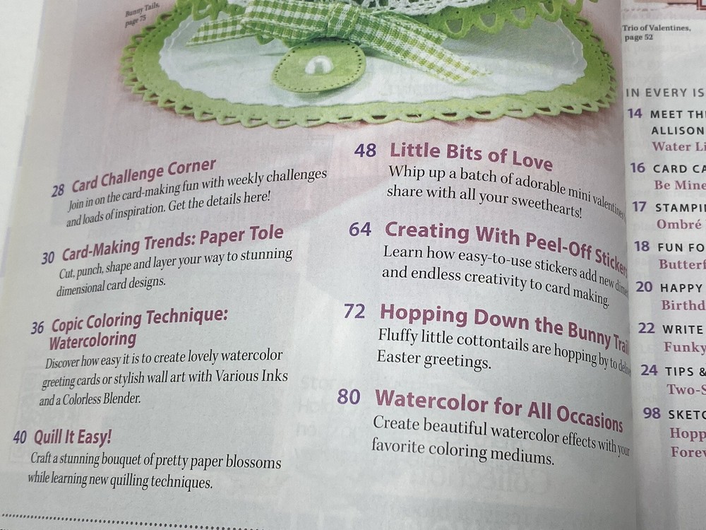 Card Maker Magazine 2014 Spring Single Issue Magazine