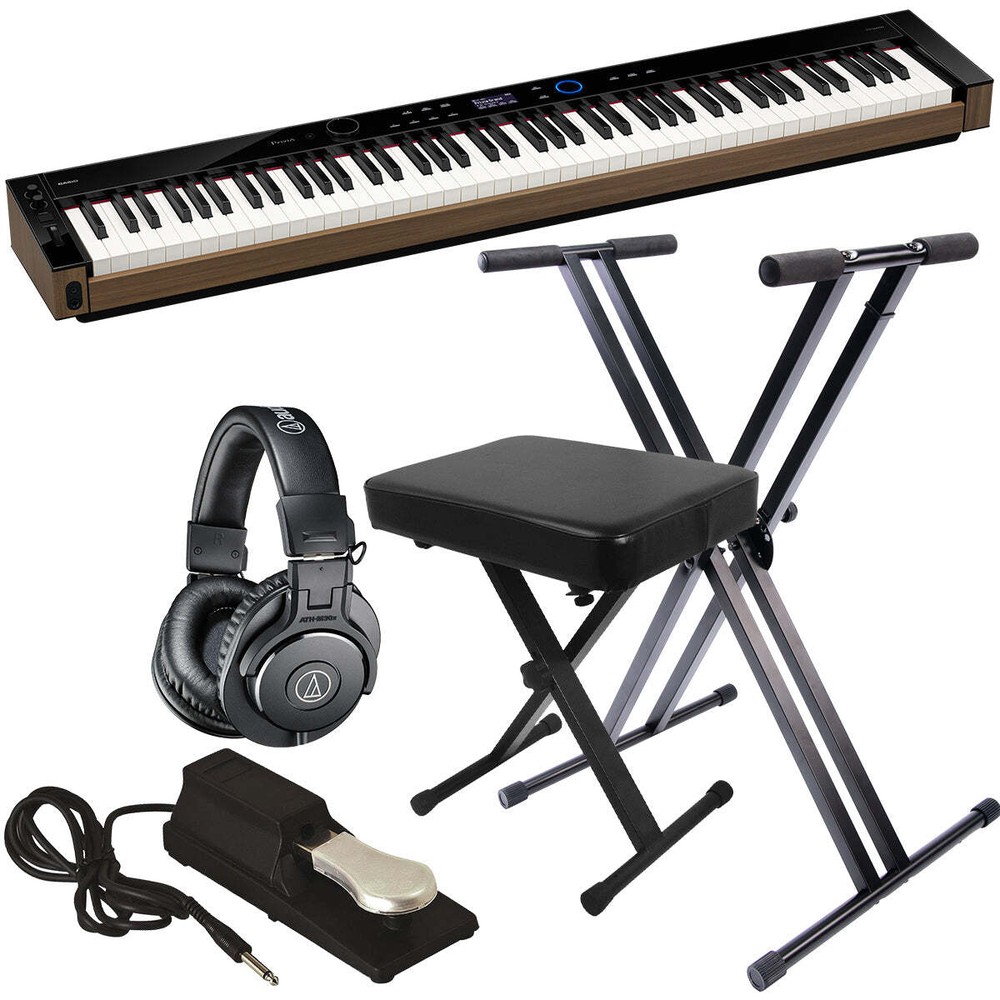 Casio PX-S6000 Digital Piano - Black KEY ESSENTIALS BUNDLE