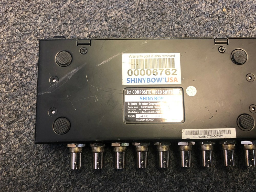 Shinybow SB-5440BNC 8x1 Composite BNC Switch