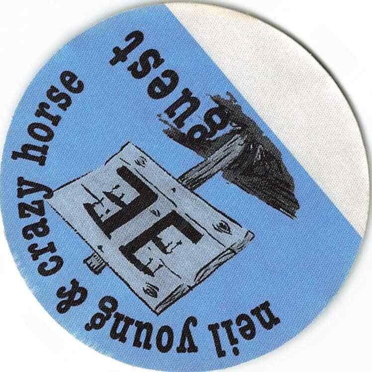 Neil Young Backstage Pass Blue Guest Cloth Variant