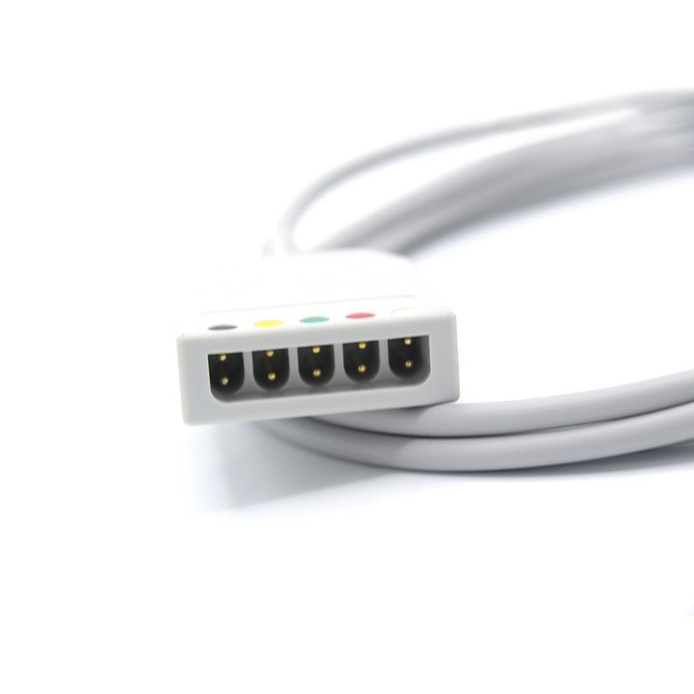 Nellcor ECG Compatible Trunk 6 Pin 5 Leads